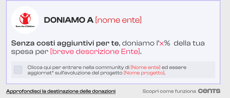Company donation
