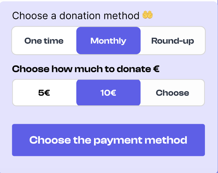 Choice Donation Type